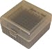 MTM 100 Round Rifle Ammo Box 17, 204, 223, 5.56x45, 6x47, Clear Smoke