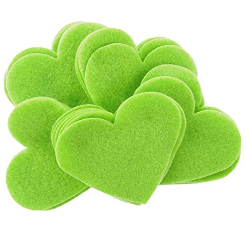 Image of Playfully Ever After 3 Inch 28pc Felt Hearts (Light Green)