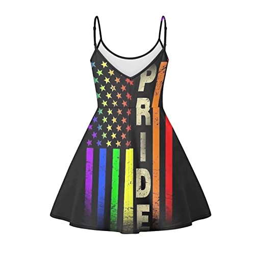 Image of Coloranimal Women's Summer Sleeveless Casual Swing Dresses with Loose Fit Beach Sundress