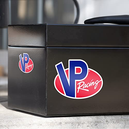 VP Racing Logo Decals - Set of 3 VP Racing Fuels Red Blue Logo 5" & 3" Vinyl Car Stickers for Window Truck Bumper Laptop Gas Can