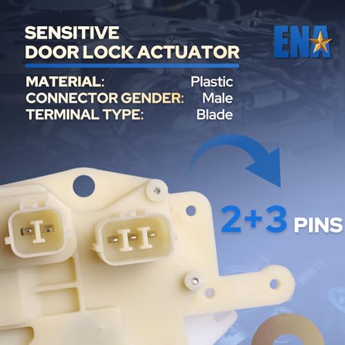 Image of ENA Front Left Driver Side Door Lock Latch Actuator Compatible with Honda Accord Civic CRV Fit Odyssey S2000 Insight Acura MDX TL CL 1999 2000 2001 2002 2003 2004 2005 Replacement for 72155-S5A-A01