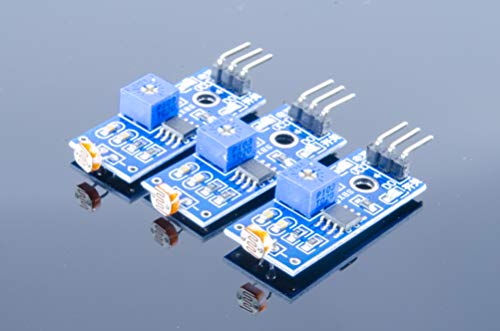 ACROBOTIC 3-Pack Photoresistor LDR Light Sensor Breakout Board for Arduino Raspberry Pi ESP8266 Light-Dependent Resistor CdS ACROBOTIC 3-Pack Photoresistor LDR Light Sensor Breakout Board for Arduino Raspberry Pi ESP8266 Light-Dependent Resistor CdS