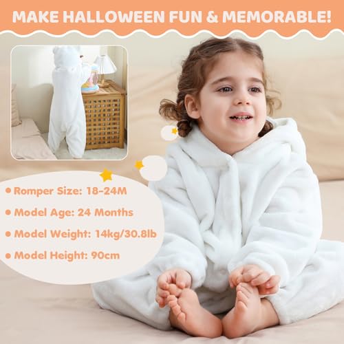 Disfraz Unisex Baby Bear con Capucha 2-36 Meses miniatura 3