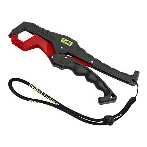 Booms Fishing G05 Lip Gripper Saltwater, 9.4" Plastic Catfish Grippers Pliers, Grabber Tool With Lanyard, Grips for Kayak Fishing Accessories, Great H