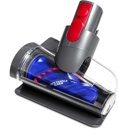 Mini Tête de Brosse Motorisée Compatible Aspirateur Dyson V7 V8 V10 V11 V15 SV10 SV11 SV12 SV14, Anti-Emmêlement Pour Poils D'animaux, Escaliers Moquette,...