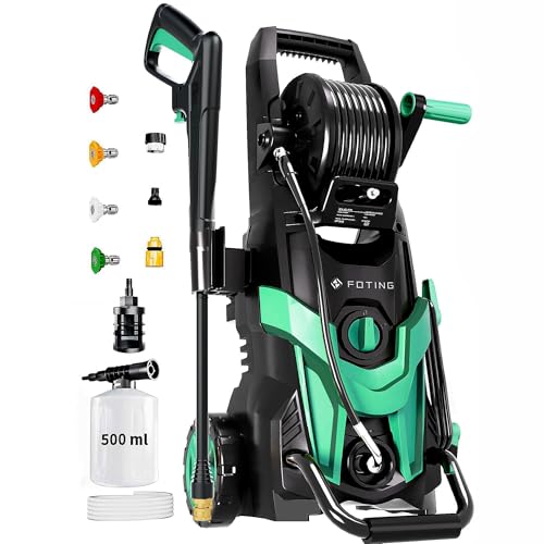 2026NEW 4500PSI Pressure Washer with Nozzles, Foam Cannon