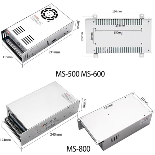 Alimentation à découpage 800W 0-220V réglable AC/DC pour usage industriel