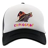 Konosuba Chomusuke Explosion Hombres Mujeres Unisexo Gorra de Beisbol Blanco Negro Men Women Unisex Baseball Cap Black White