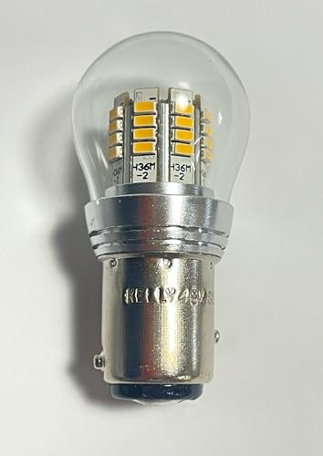 Amazon | ケリー電気産業 LEDバルブ ストップ球 48V S25 BAY15D