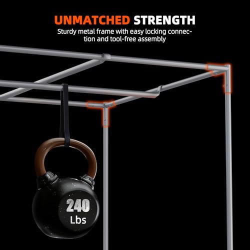 Spider Farmer 8x4 Grow Tent 2025 New, 96"x48"x80", with Hook for Controller and Power Strip, 1680D Thicken Mylar Canvas, Enlarged View Window for Indoor Hydroponic Growing for SF4000, SE5000, G5000