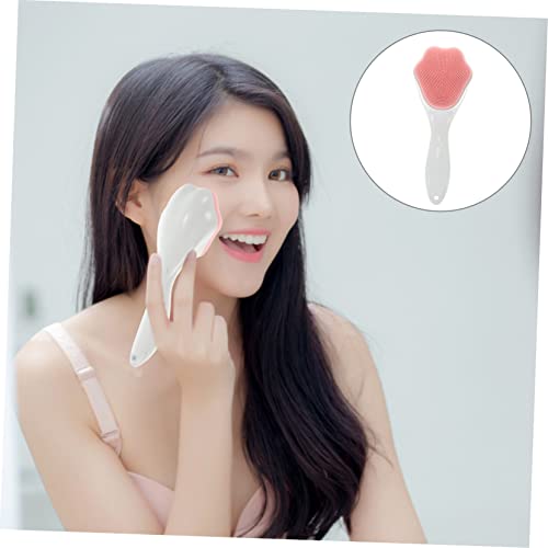 Baluue 4 Pcs escova de rosto de silicone purificador facial de silicone rosto de limpeza limpador de