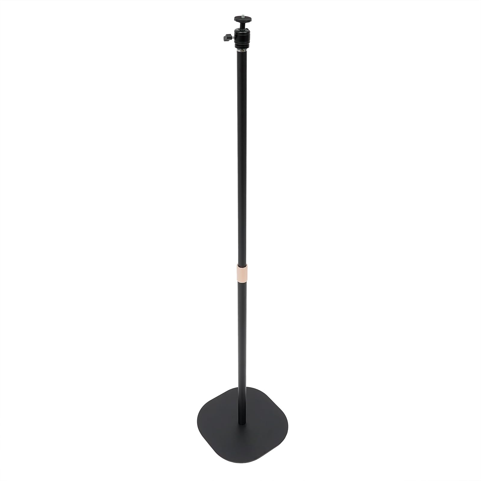 Stojak na projektor, obracany o 360°, z regulacją wysokości, kwadratowa podstawa (10,63 x 10,63 cala), całkowite obciążenie 3 kg, do sypialni, salonu, na balkon
