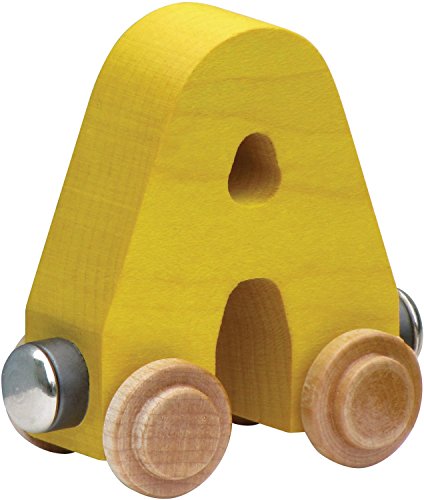NameTrain Bright Finish Letter Cars - A (Colors may vary)