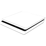 MightySkins Skin Compatible with Sony PS4 Slim Console - Solid White | Protective, Durable, and Unique Vinyl Decal wrap Cover | Easy to Apply, Remove, and Change Styles | Made in The USA