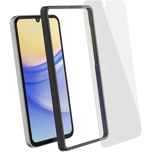 Image of Ghostek 2 Pack Screen Protector for Galaxy A15, Full Coverage Tempered Glass Film, 9H Hardness, Easy Installation, Case Friendly Glass Protector for Samsung Galaxy A15 5G (6.5-Inch, Clear)