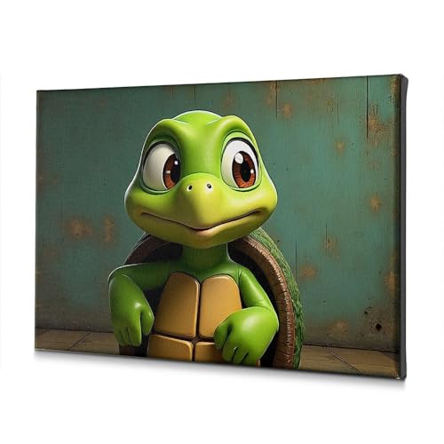 Toile tortue chambre à coucher rustique 30x40 décoration de Pâques