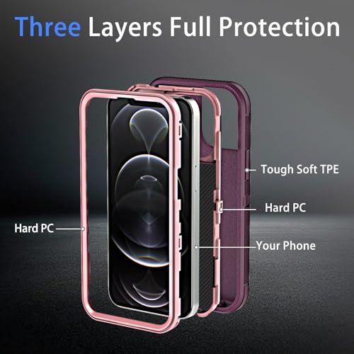 Coque iPhone 12 Pro Max antichoc très résistante aux chutes avec protège-écran - 5