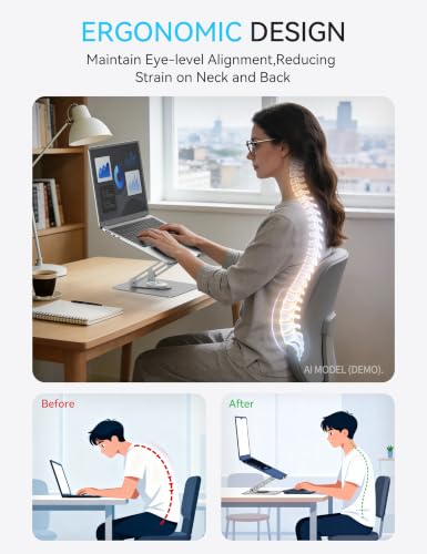 SOUNDANCE 360 Rotating Metal Laptop Stand — view 5