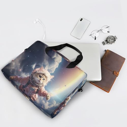 Maletín portátil con estampado divertido de astronauta para laptop 13-15.6" miniatura 7