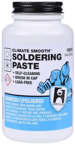 Hercules Climate Smooth Soldering Paste (9 oz.)