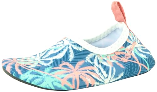 Playshoes Barfuß-Schuhe Unisex Kinder Wassersportschuh, Palmen, 20/21 EU