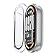 Heioloo Schutzhülle für Xiaomi Smart Band 10 Hülle mit Gehärtetem Glas, 360° Rundum Displayschutz Anti Kratzen Case Cover für Xiaomi Smart Band 10-Transparent