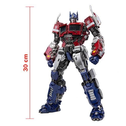 Image of Transformers by YoloPark Bumblebee The Movie Earth Mode Optimus Prime Model Kit,Includes 37 Movable Parts,809 Individual Parts to Assemble,Great Gift for Kids Aged 15 Years and up