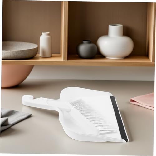 Garneck 2 Sätze Mini Tischbesen und Kehrschaufel Set Kompaktes für Schreibtisch und Arbeitsplatte Tragbare Kleine Kehrschaufel mit Besen für Büro und Zuhause Robust und Dekorativ – Bild 7