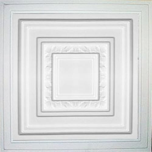 Antique Ceilings Antyx White (24x24 PVC) Ceiling Tile