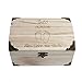 Produktbild Geschenke.de Personalisierbare Schatztruhe als Geschenk zur Taufe mit Gravur, personalisierte Spardose aus Holz als Gastgeschenk vom Paten für Jungen und Mädchen groß