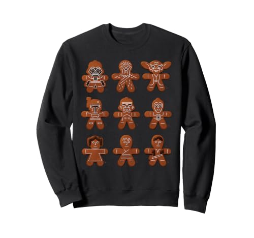 Image of Star Wars Christmas Gingerbread Characters Sweatshirt