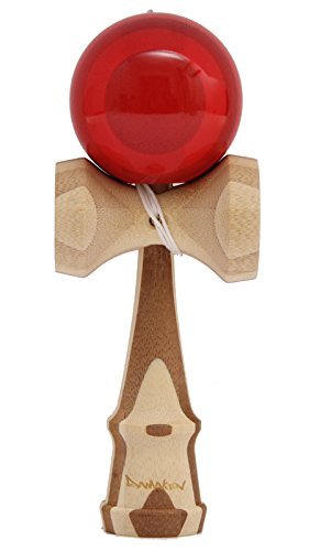 最安値 Damaken Com けん玉 ストリートけん玉 フリースタイル Kendama 竹素材 おしゃれでスタイリッシュに 技 成功率up エクストリームけんだま 木のおもちゃ プレゼントにも バンブーモデル レッドの価格比較