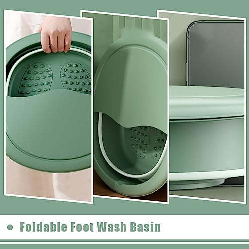 Beaupretty spa de pies plegable multiusos silicona miniatura 7