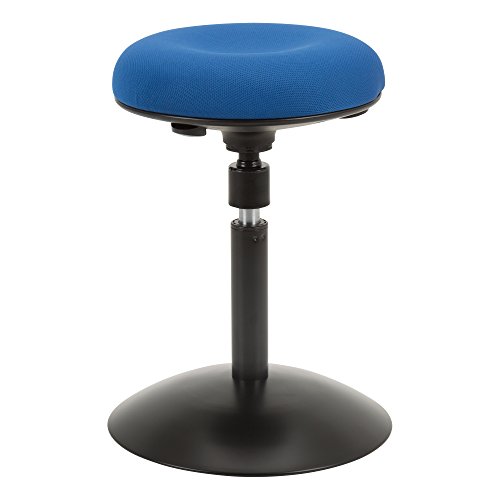 Image of Norwood Commercial Furniture Active Stool with Adjustable Height Pivot Round Seat, Blue NOR-NIL1716F-BL-SO