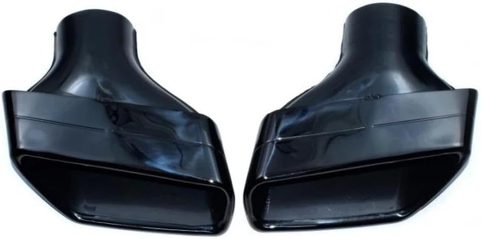 Spare Parts 304 Stainless Steel Car Exhaust Tip For BMW G30 G31 525i 530i 540i Muffler Tip Square Nozzle Exhaust Pipe(Silver)