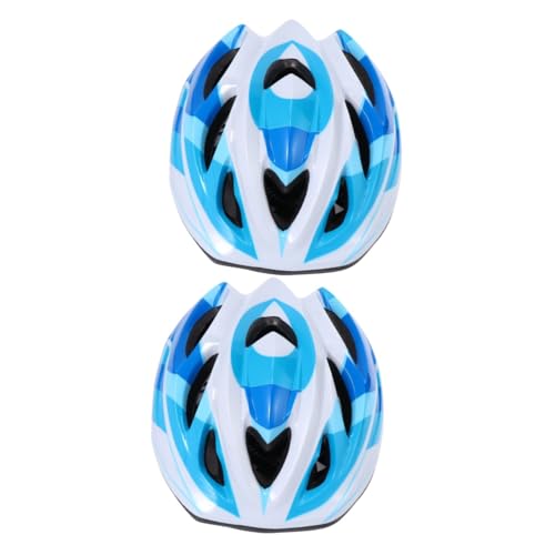 Casque de vélo ajustable bleu Milisten pour patinage enfant