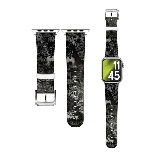 Bracelet Batman Apple Watch en cuir véritable pour remplacer le silicone irritant