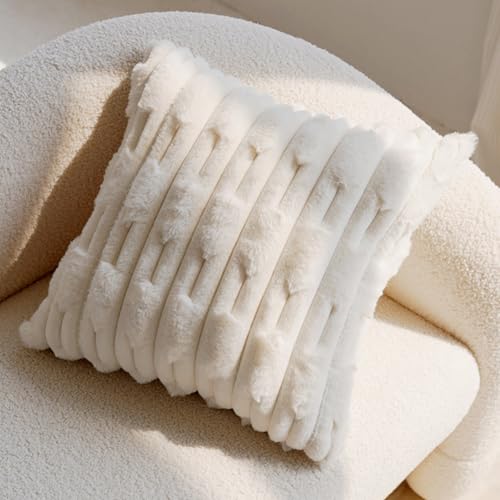 AHTCPO Orange Throw Pillows 18x18 Inch, Flower Geometry Throw Pillow,