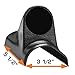 GlowShift Universal RHD Black Single Pillar Gauge Pod - Fits Any Make/Model - Right Hand Drive - ABS Plastic - Mounts (1) 2-1/16