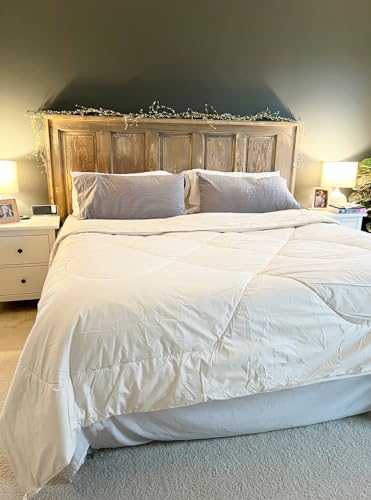 Alpaca Duvet - Hypoallergenic Comforter/Down Alternative - 100% Alpaca Wool Filling with 100% Pima Cotton Casing | Regular Weight ~ New (King/Cal King)