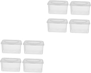 Toyvian Bebê Caixa De Lenços Umedecidos Para Bebês 8 Peças Aquecedor De Lenços Umedecidos Dispensador De Lenços Umedecidos Dispensador De Lenços Faciais Recipiente De Lenços Umedecidos