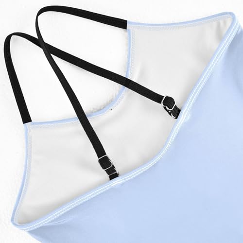 Light Blue Green Girls' One Piece Swimsuits Beach Swimwear Bathing Suit for Beach 3-10 Years4