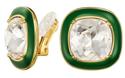 Boucles d'oreilles à clip Traveller en cristal sans perçage d'oreille