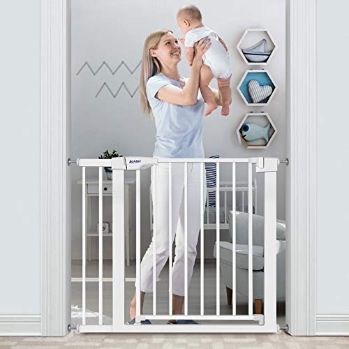 70% Off Everything RONBEI Baby Gate for Stairs and Doorways, 35''-37.8''/ 29.53''- 32.28'' Auto Close Indoor Safety Gates for Kids/Dogs, Easy Walk Thru Metal Child Gate with 5.5'' Extension,4 Mounting Kit One-Day Sale: Up to 50% Off RONBEI Baby Gate for Stairs and Doorways, 35''-37.8''/ 29.53''- 32.28'' Auto Close Indoor Safety Gates for Kids/Dogs, Easy Walk Thru Metal Child Gate with 5.5'' Extension,4 Mounting Kit