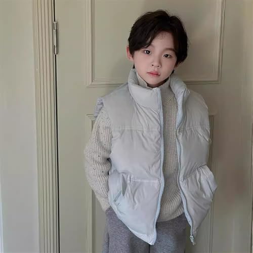 Girls Winter Puffer Vest Padded Gilet Boys Quilted Jackets Lightweight Sleeveless Outwear3