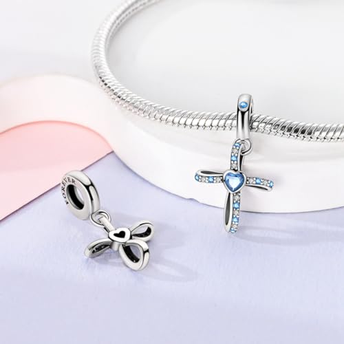 Image of LeeFeel forever mom sister friend charms exquisite rocket bead charms
