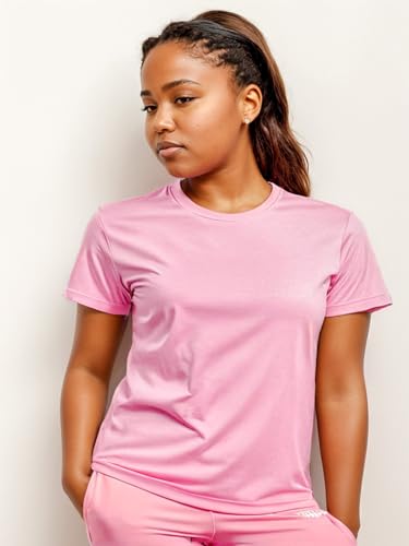 Multipack-Womens-Short-Sleeve-T-Shirts-Athletic-Exercise-Workout-Clothes-Running-Gym-Dance-Tops