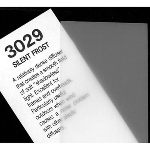 Rosco Cinegel Silent Frost, 20x24 Sheet of Light Diffusing Material