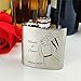 Petacas De Alcohol regalo de boda personalizado for Guest novia y el novio nombre grabado gratuito de 3 oz de acero inoxidable petaca negro / astilla / rosa Petaca Acero Inoxidable ( Color : Sliver )