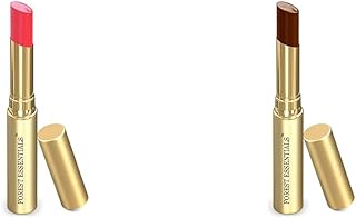 Forest Essentials Tinted Lip Serum Madhu Rasa Gulaab Jal 2.2g, Pink &amp; Forest Essentials Tinted Lip Serum Madhu Rasa Misri ...
